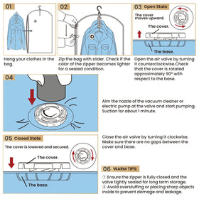 Clear usage guidelines help proper sealing and long-term storage