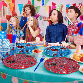 Velmyice spider-utensils-24pcs: full cutlery set for mess-free serving.