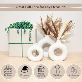 VELOVA dried flower display idea ideal for coffee tables, desks, and bedroom nooks