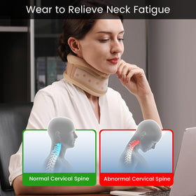 Velpeau neck brace uses breathable latex-free fabric to keep skin cool.
