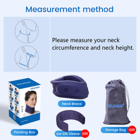 Velpeau neck brace designed for night-time wear and restful sleep