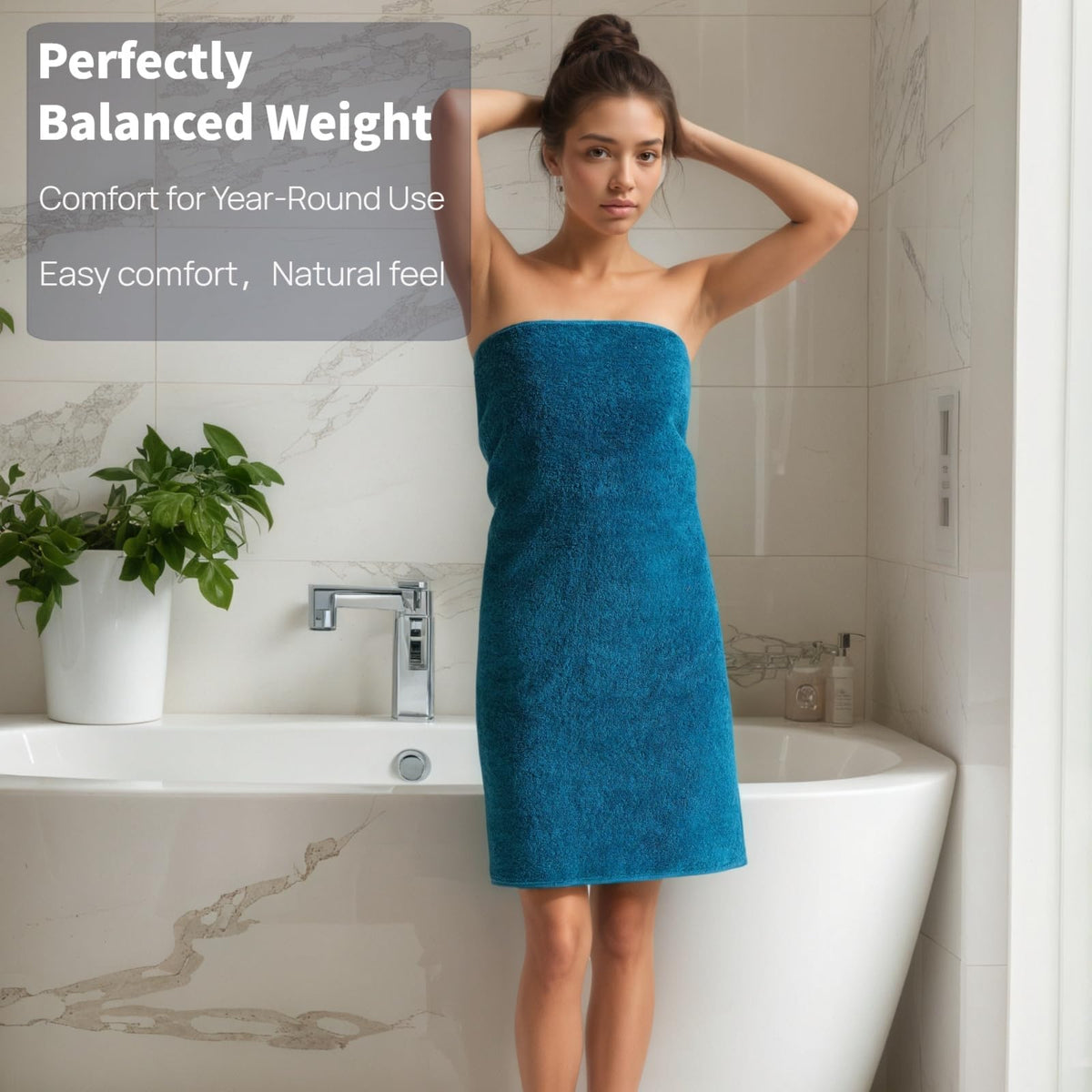 Velqora bath towels 4-pack 30x60—consistent softness through frequent washing.