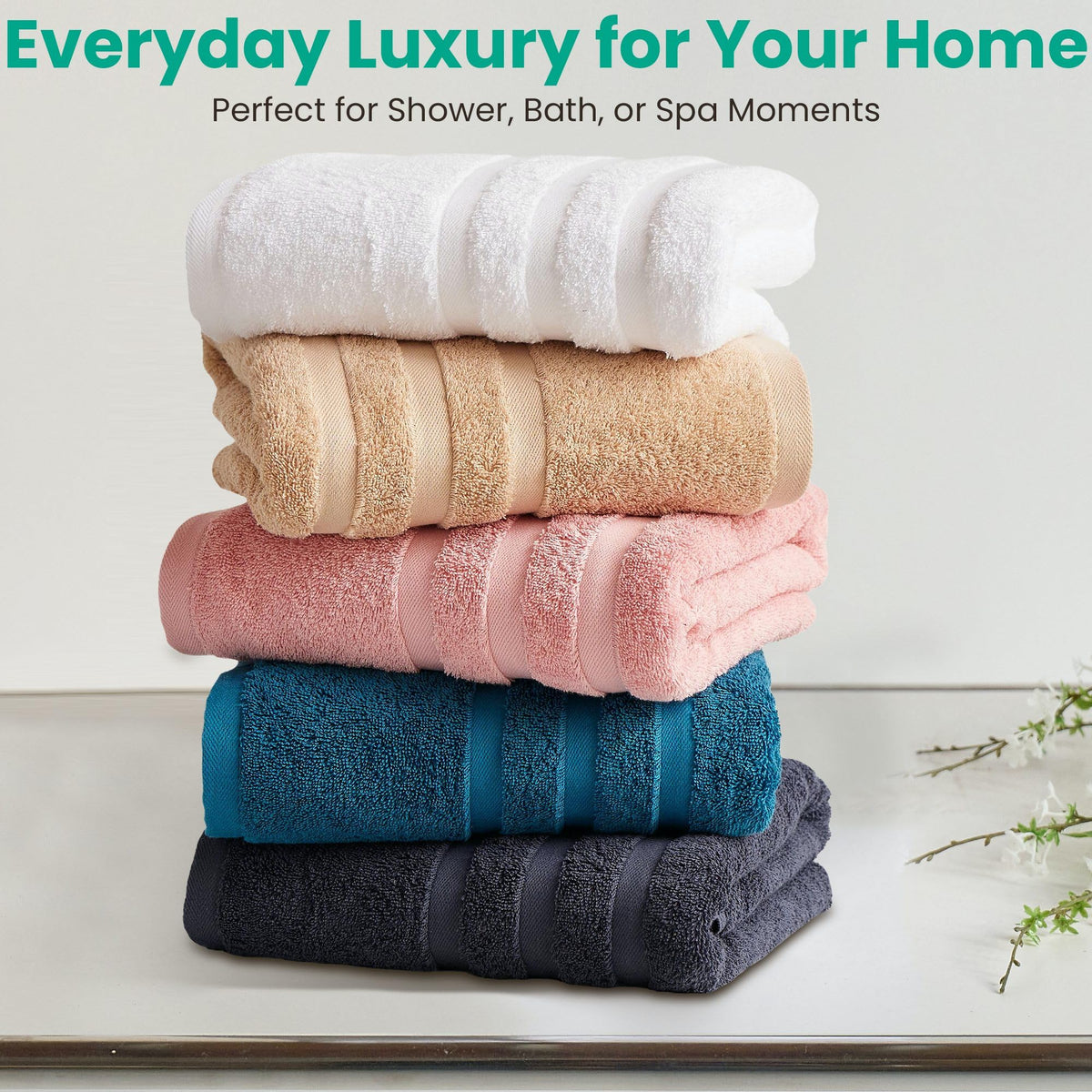 Velqora towels suitable for gym use, guest bathrooms, and everyday routines.