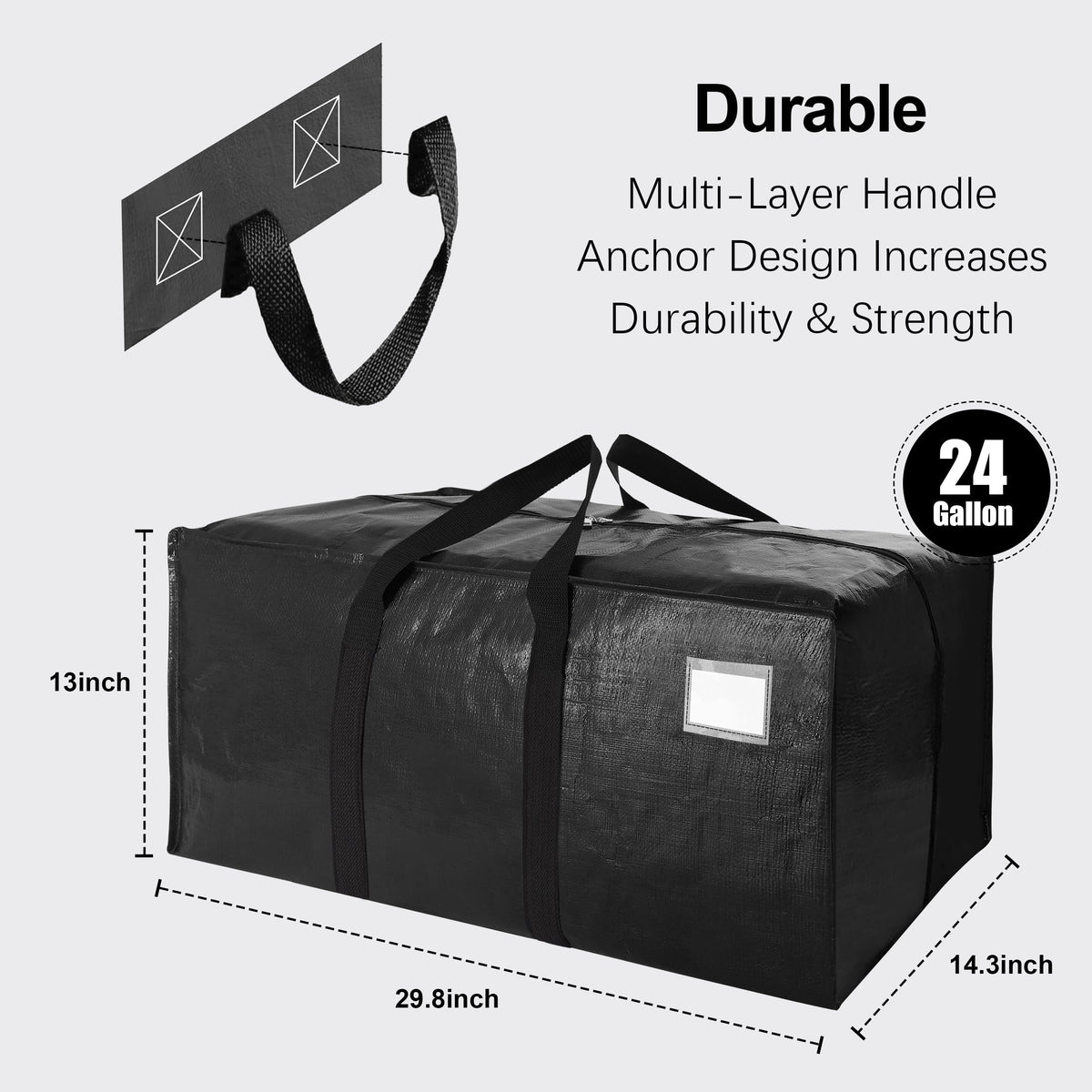 VELVETSURE 12-pack storage bags laid flat for compact storage