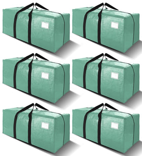 VELVETSURE 6-pack bags front view in teal for spacious moving storage