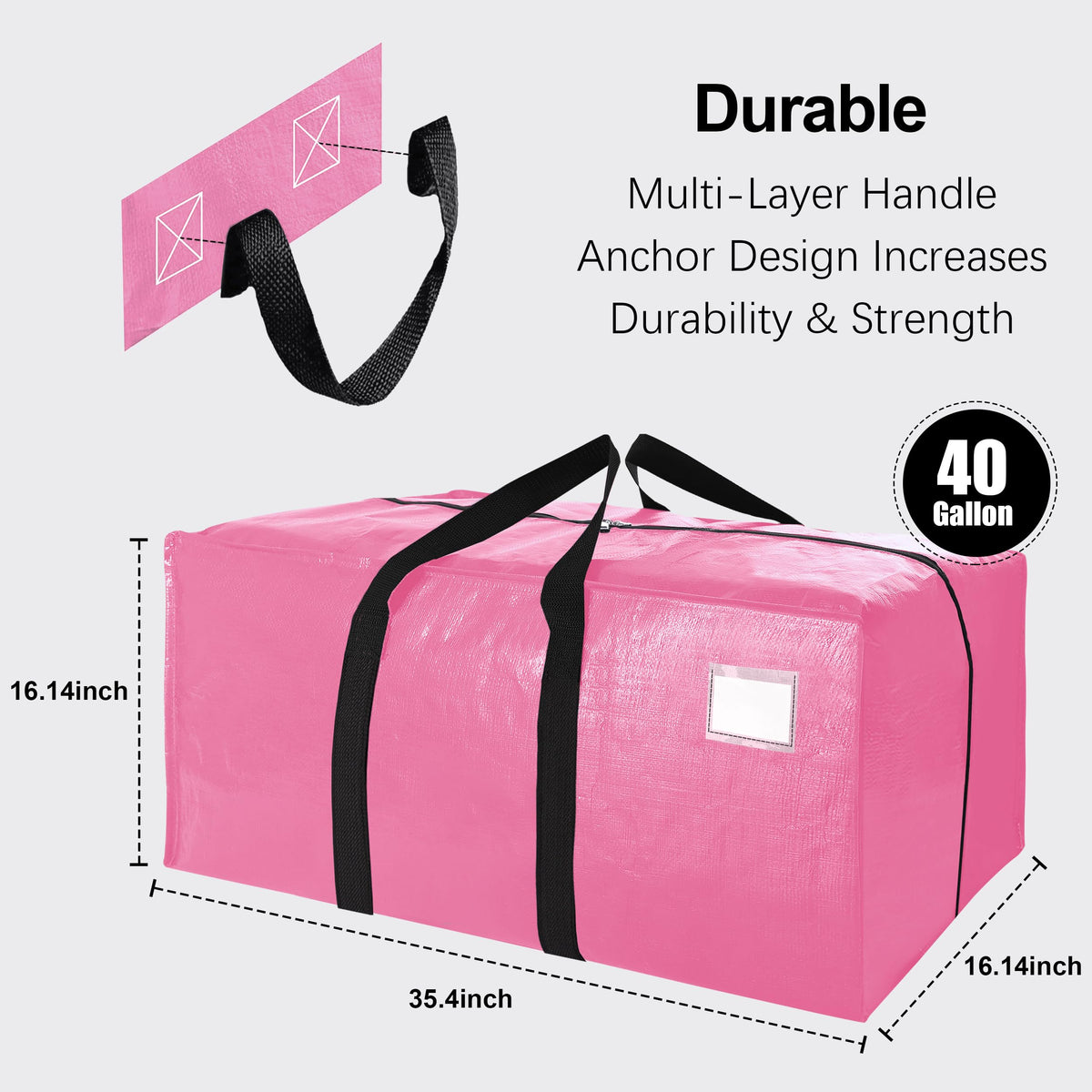 VELVETSURE side view showing backpack straps for easy transport.