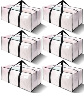 VELVETSURE 6-pack extra-large moving bags folded flat for easy storage
