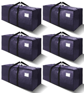 Velvetsure 6-pack extra large moving bags folded for compact storage