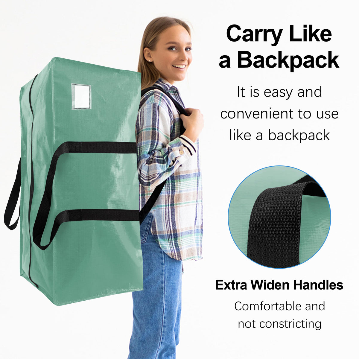 VELVETSURE fold-flat feature demonstrated for compact storage