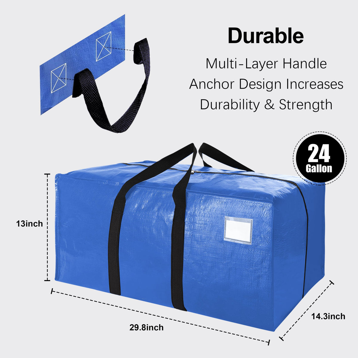 VELVETSURE extra-large fold-flat storage bags for compact post-move storage.