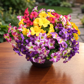 Vemander maintenance-free blooms that stay vibrant with outdoor use.