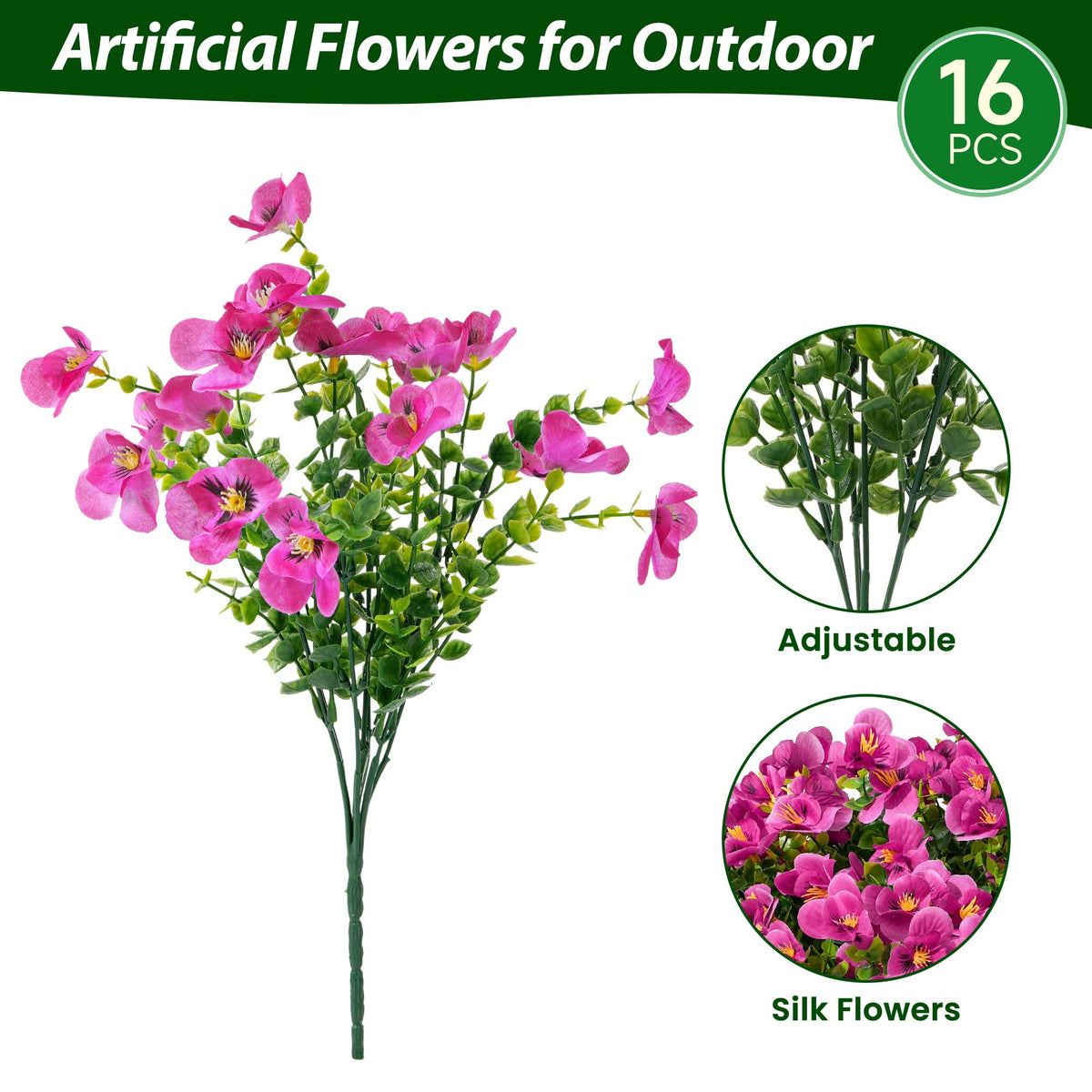 Vemander pink pansies for patios, outdoor décor that stays vibrant through sun and rain.