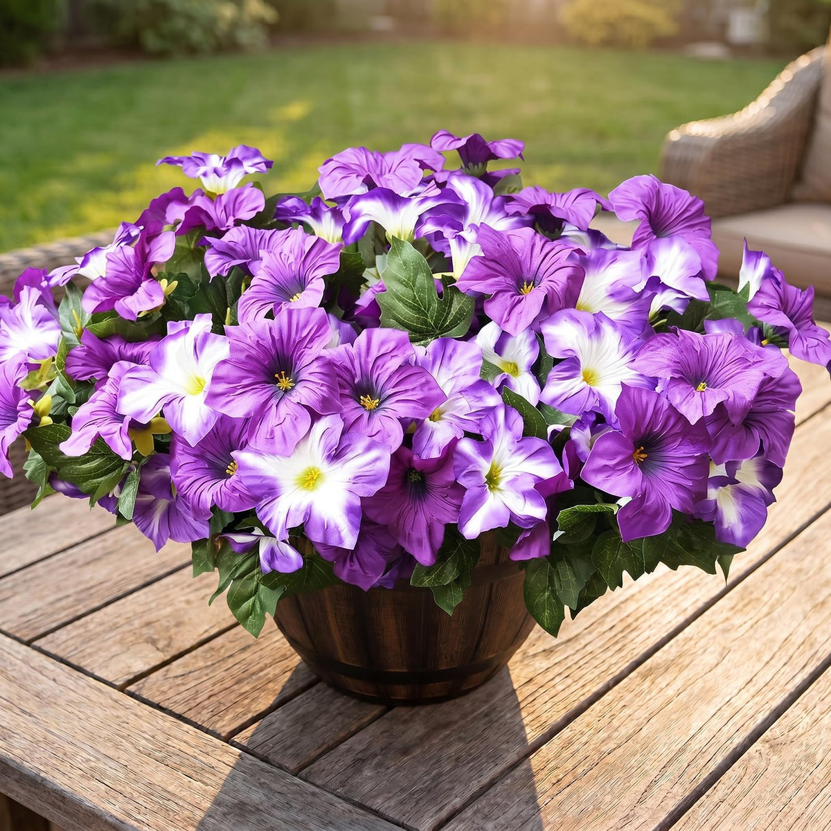 Vemander decor adds realistic color and texture to outdoor spaces.
