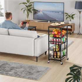 Venkuber fruit cart is ideal for farmers market style freshness at home