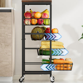 Venkuber lockable wheels keep the cart steady during use