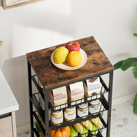 Venkuber pull-out baskets provide easy access and gentle handling for delicate produce