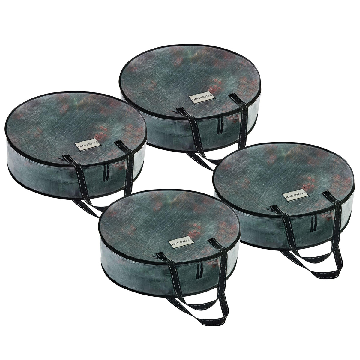 VENO 36-inch wreath storage bag with round design for easy identification