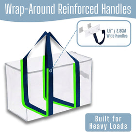 VENO four-pack folded for compact storage, space-saving solution.
