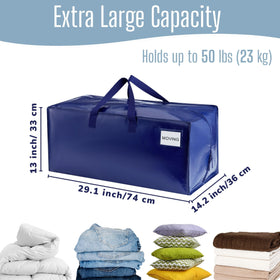 VENO extra-large capacity bags for packing large items and fewer trips.