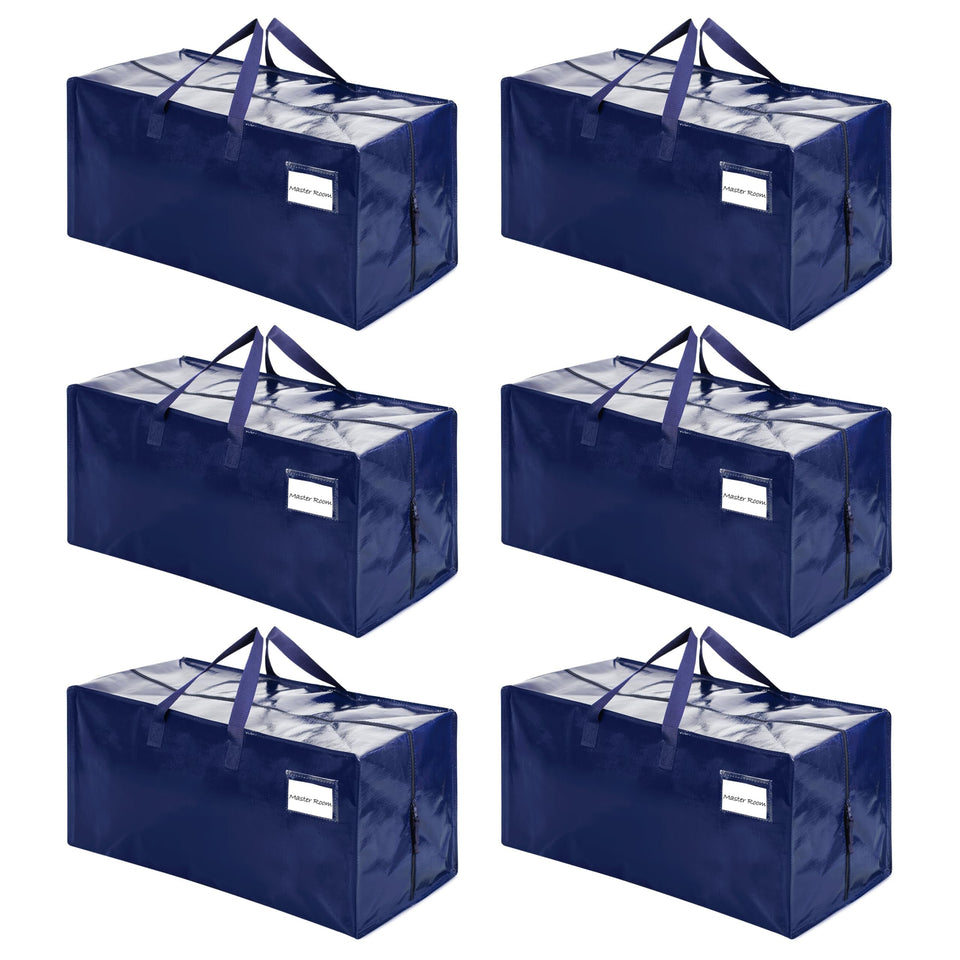 VENO 6-pack heavy-duty bags with backpack straps for hands-free dorm moves.