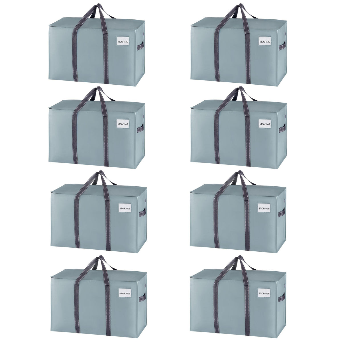 VENO 8-pack heavy-duty moving bags front view highlights sturdy construction for dependable moves
