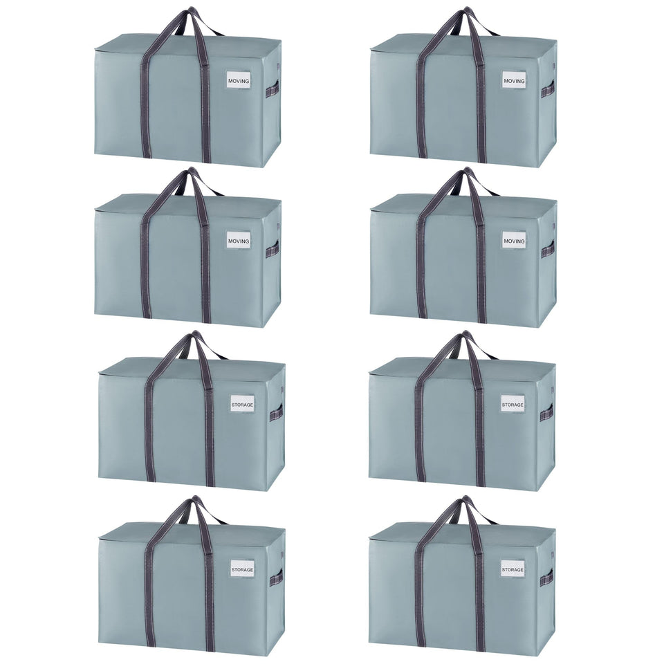VENO 8-pack heavy-duty moving bags front view highlights sturdy construction for dependable moves