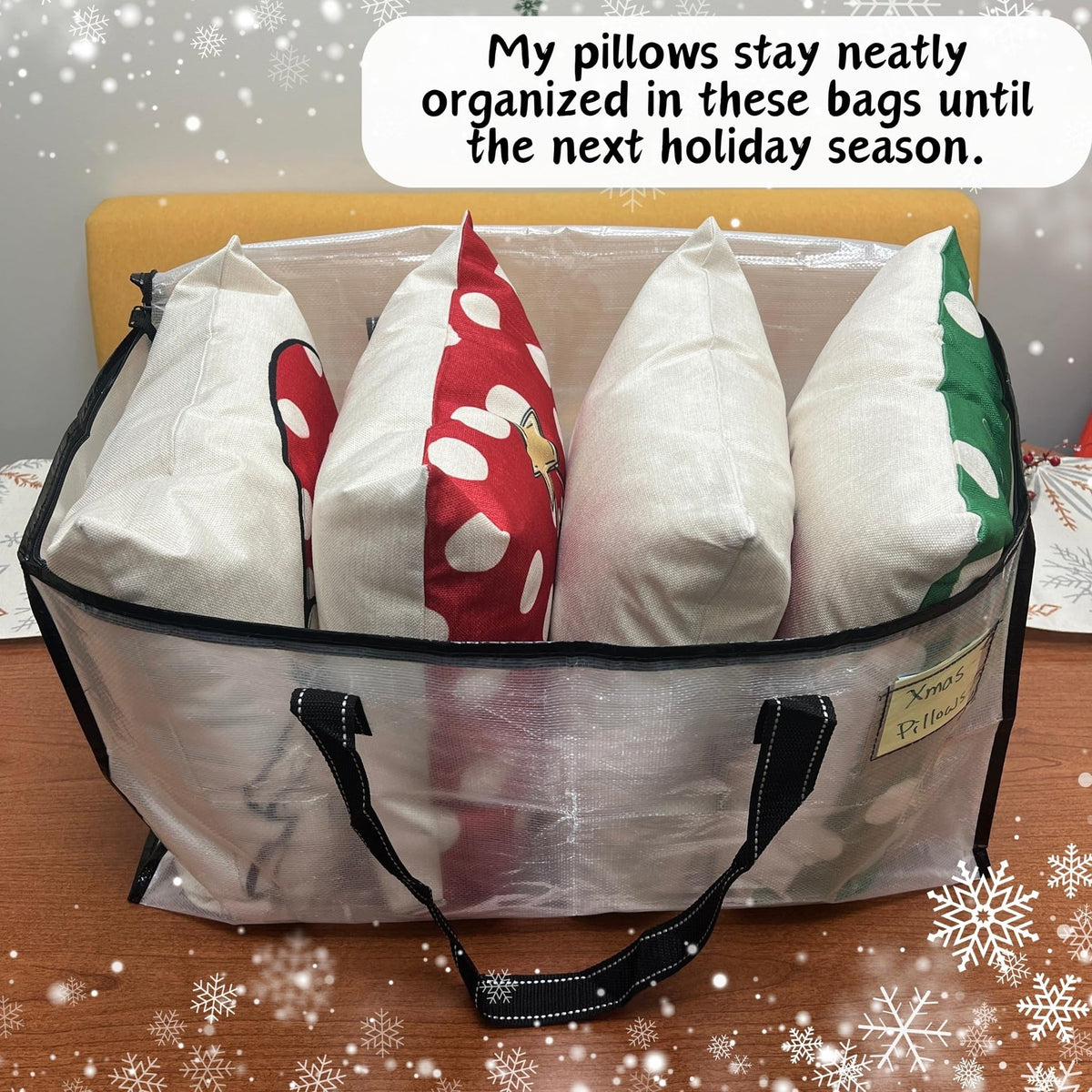 VENO clear bags ideal for college dorm moves and travel