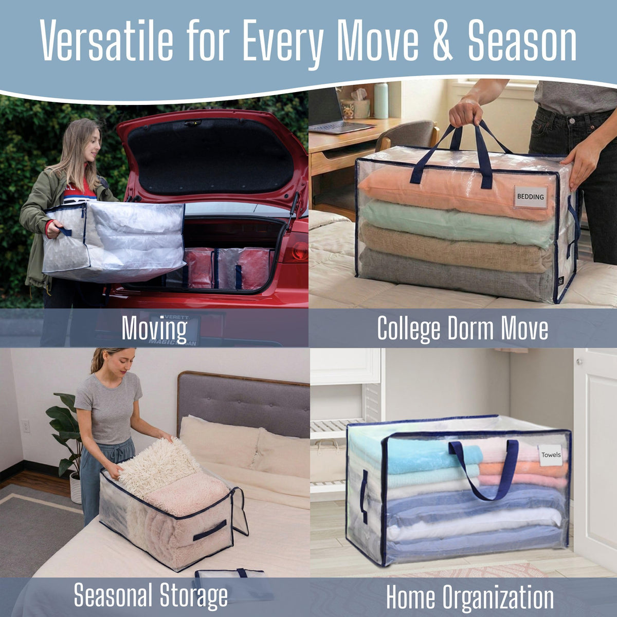 VENO bag used for clothes and bedding storage solution