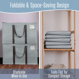 VENO dorm move organization example shows clear separation of clothes and essentials