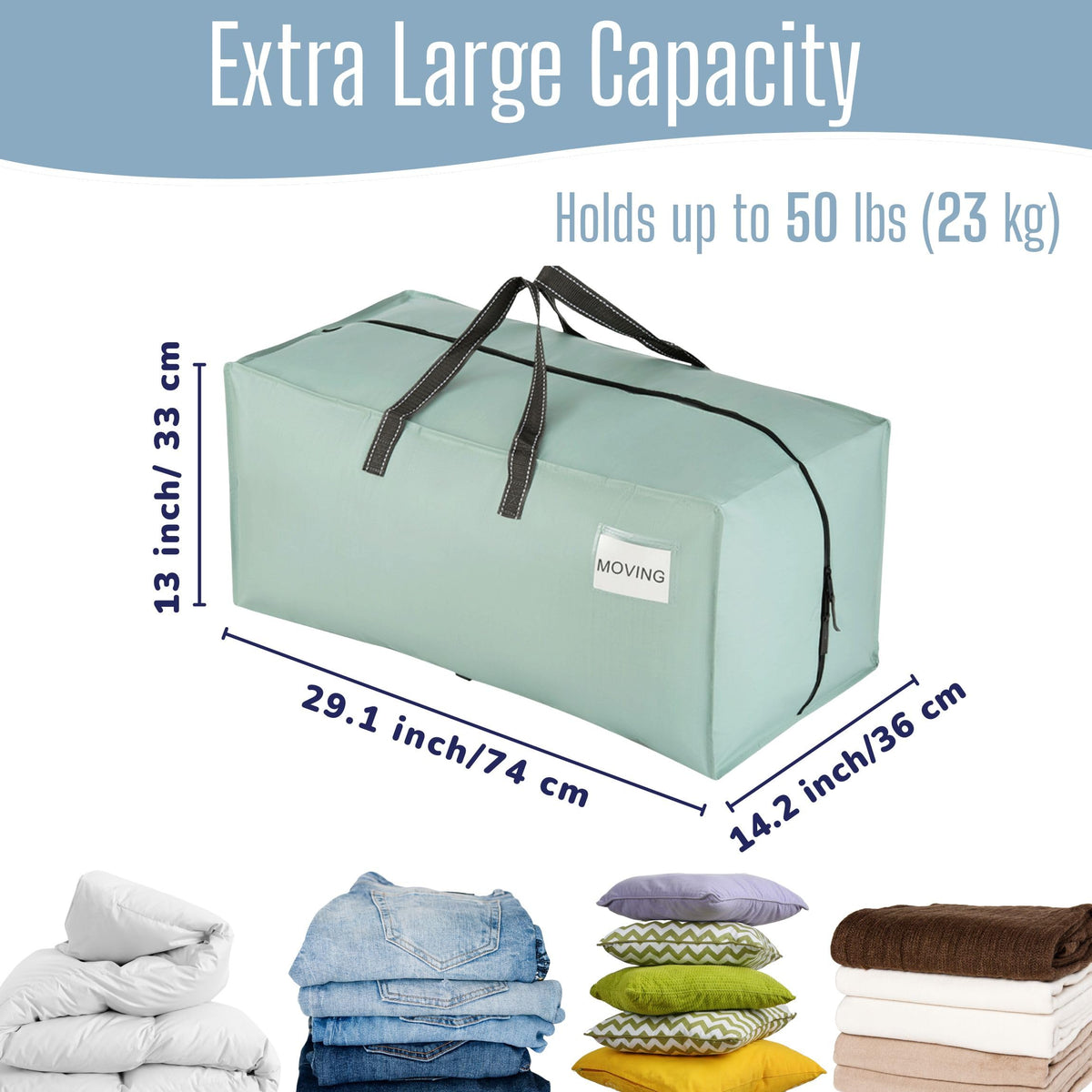 VENO extra-large capacity moving bags suitable for large loads