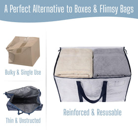 VENO foldable design shown flat for easy, reusable storage.