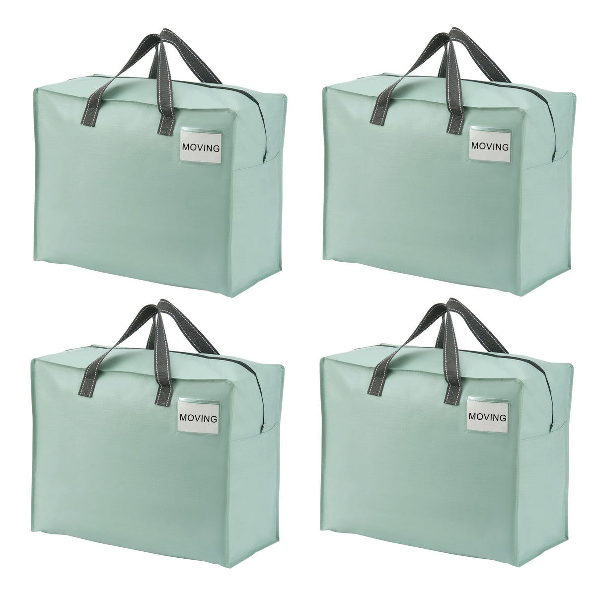 VENO four-pack moving bags with top zipper for secure packing