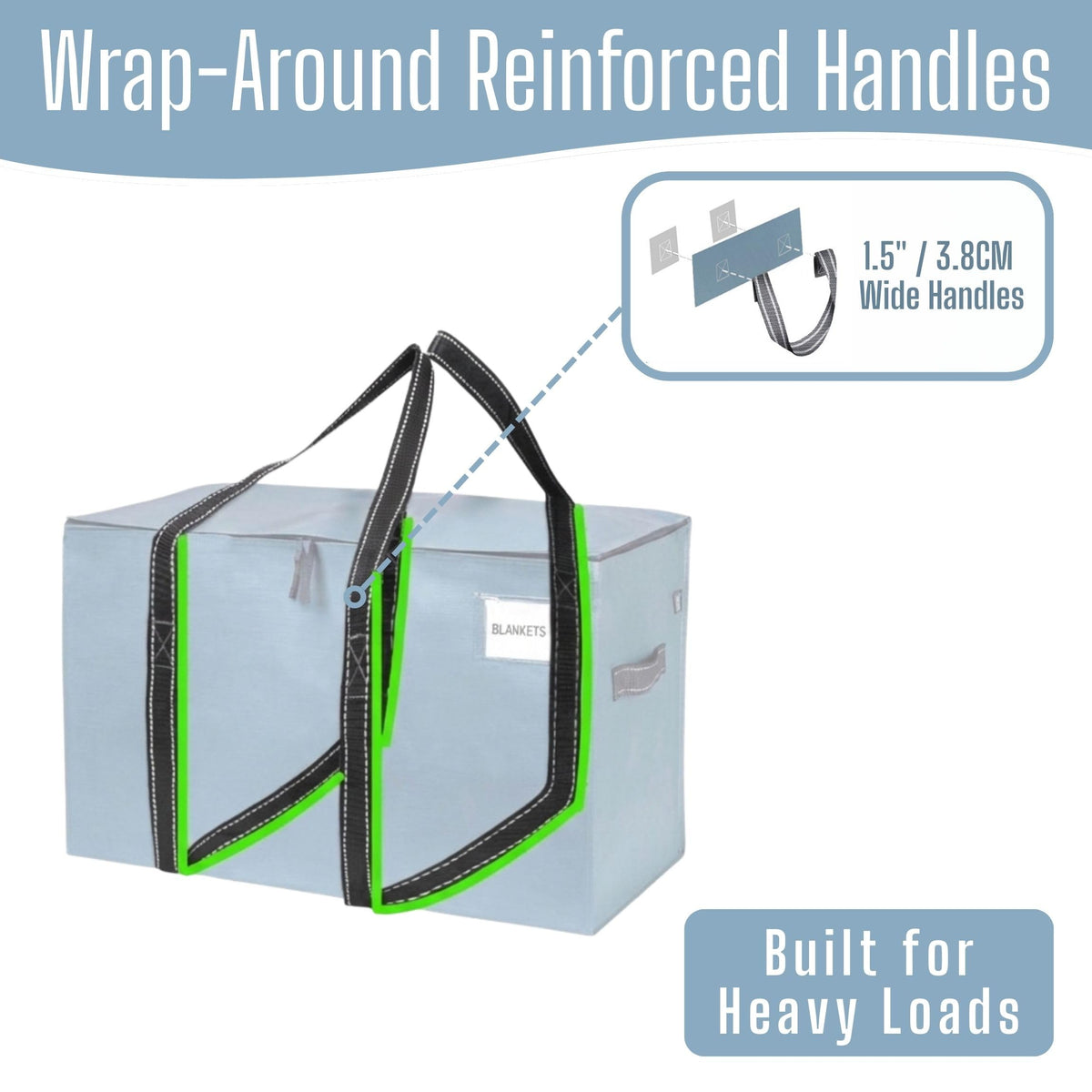 VENO foldable storage bags folded flat showcase reusable design and space-saving convenience