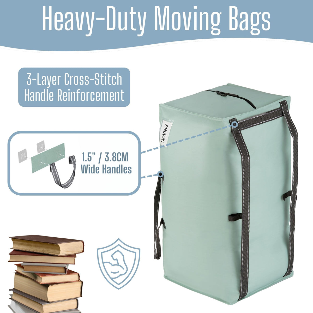VENO bags with reinforced handles and zippers designed for repeated use