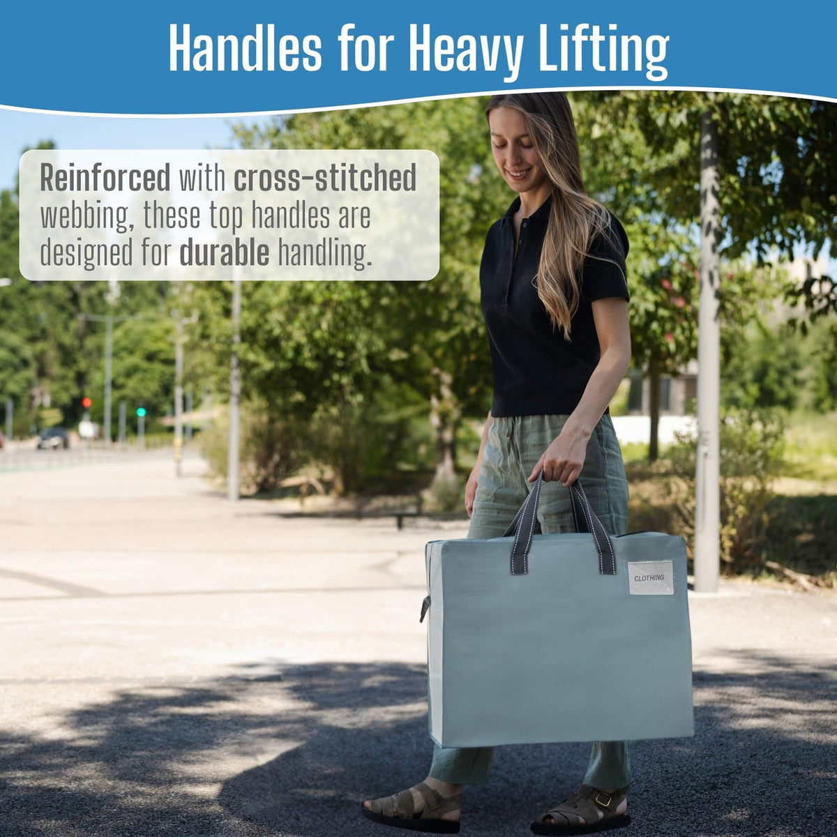 VENO water-resistant fabric protects items from moisture during storage