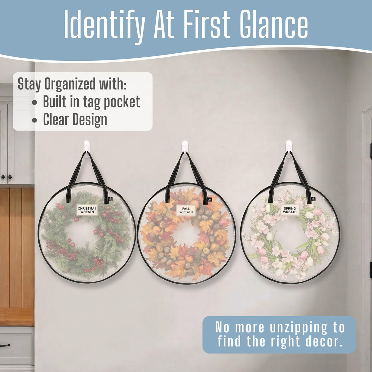 VENO heavy-duty wreath storage material highlights durability and protection