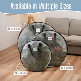 VENO multi-use storage for wreaths, lights, and ornaments.