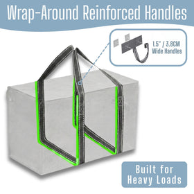VENO reinforced handles and industrial zippers secure heavy loads during transport