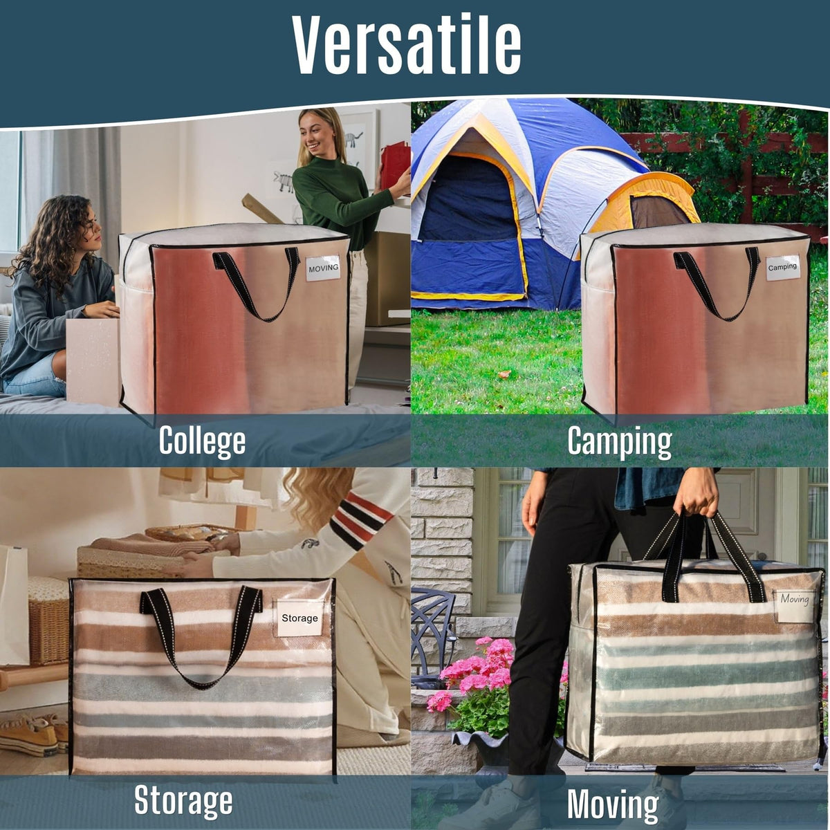VENO smooth dual-tab zipper keeps contents secure during transit