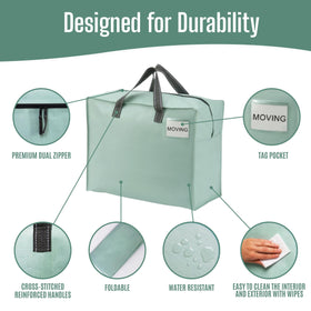 VENO thirteen-gallon capacity bags offer spacious storage for seasonal items