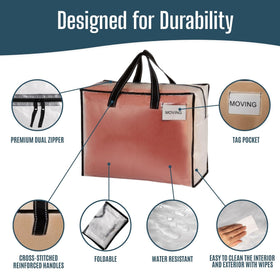VENO water-resistant fabric protects items from moisture