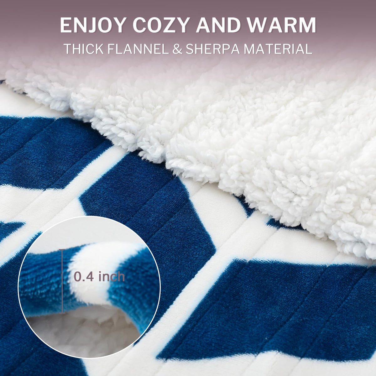 Ventimi electric blanket Navy warms quickly for immediate comfort.