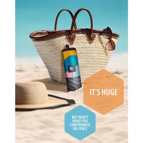 VENTURE 4TH absorbent microfiber towel soaks moisture quickly on outdoor adventures.