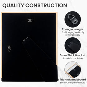Venusmiles back design tool-free for quick photo swaps and security