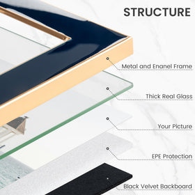 Venusmiles tempered glass close-up showing scratch resistance and clarity