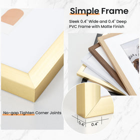 Venusmiles moisture-proof backplane helps protect photos in any room.