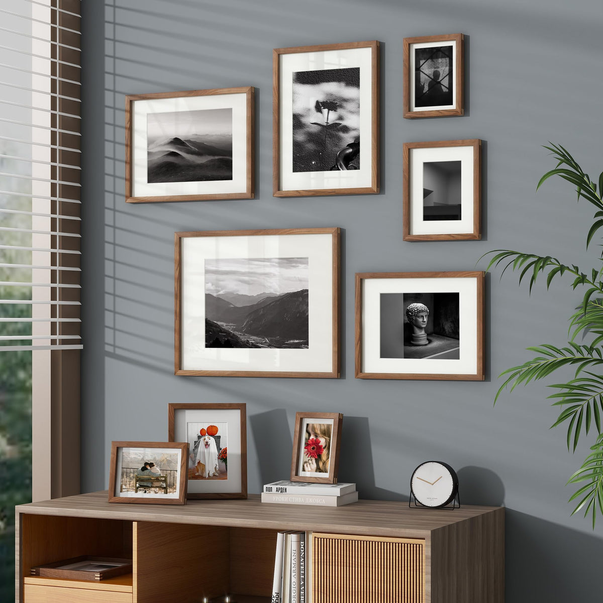 Venusmiles matted 5x7 layout for versatile photo collages.