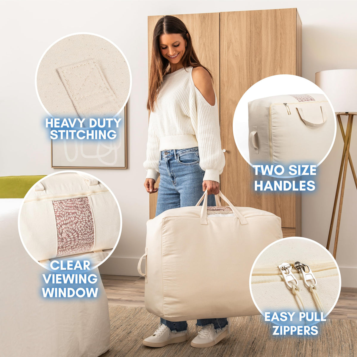 VeraMia clear window enables quick identification of contents.