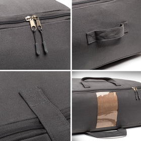 VeraMia machine-washable storage bag simplifies cleaning and reuse of bedding and clothes.