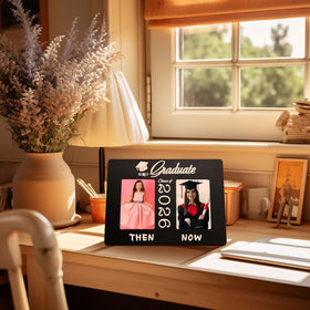 Vercraft Class of 2026 frame displayed on wall or table, versatile display option.
